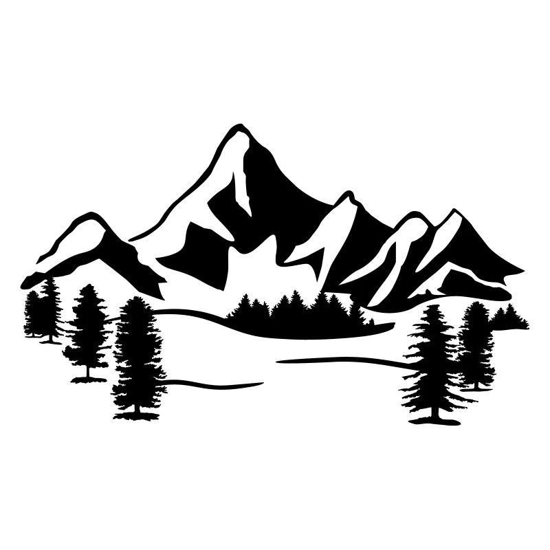 Mountain, mountains and forest