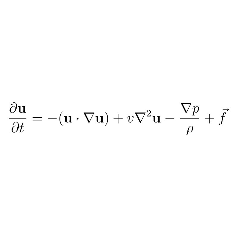 fluid dynamics equation.