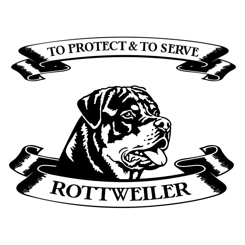 Pour protéger et servir Rottweiler