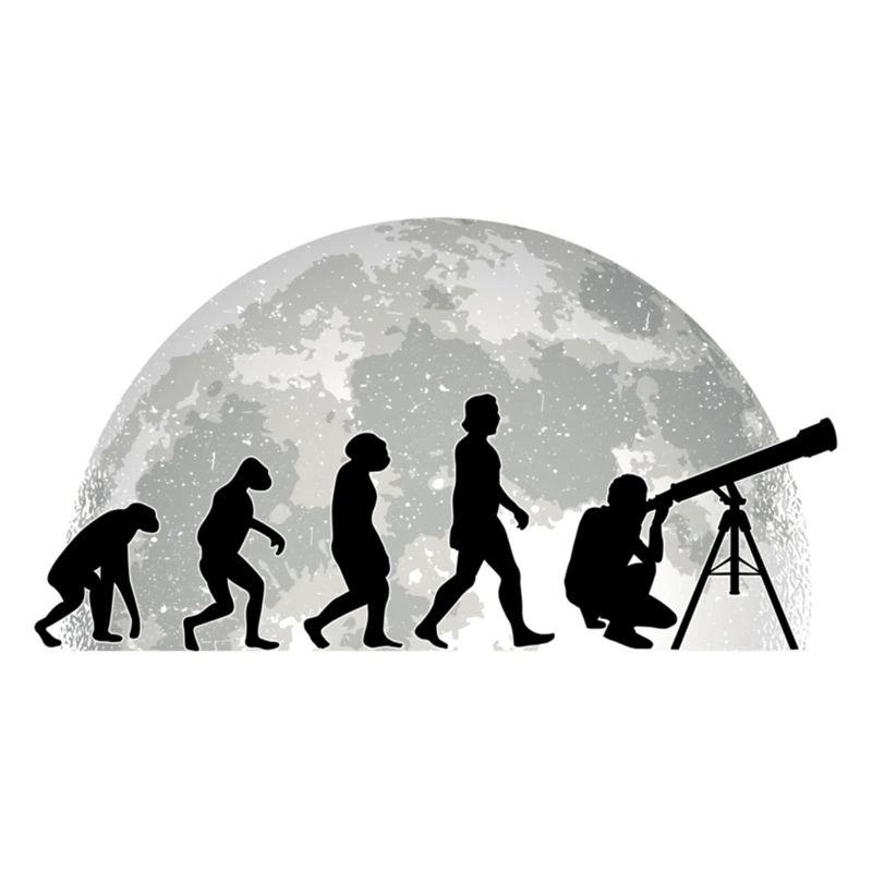 Astronomie Evolution Mond, astronomisch