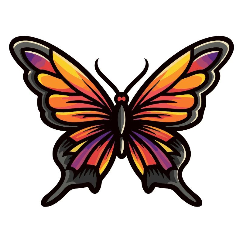 Schmetterling Comic
