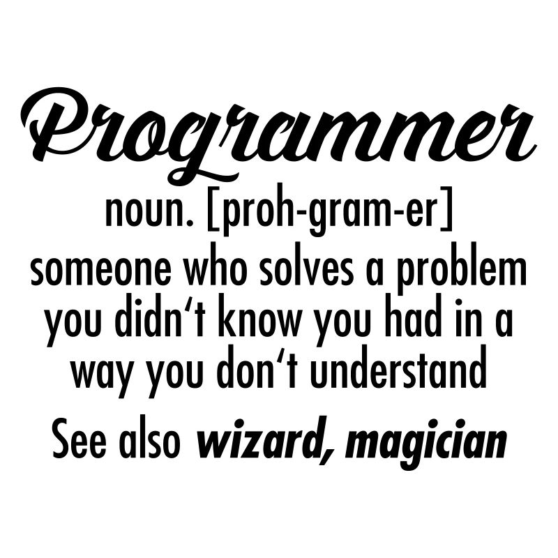 Geek - Programmer - Definition