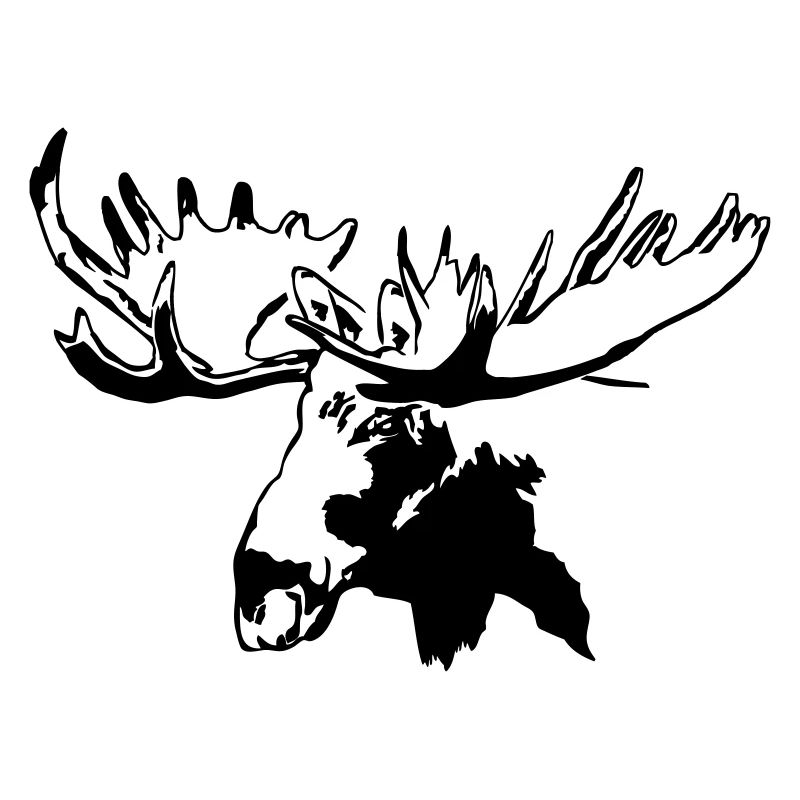 élan - moose - elk - hunting - hunter
