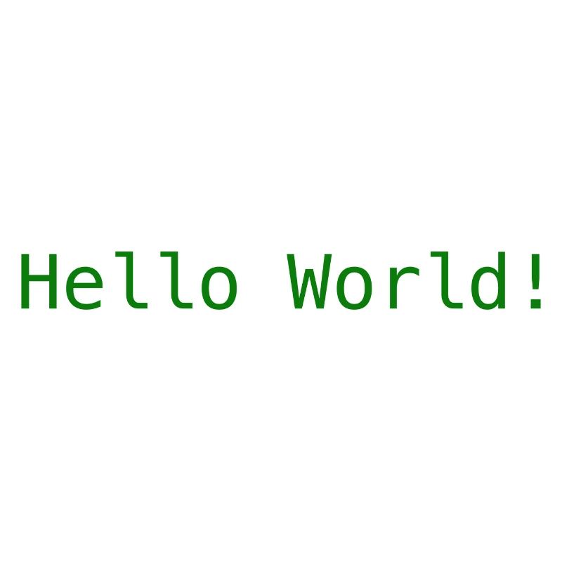 Hello World !