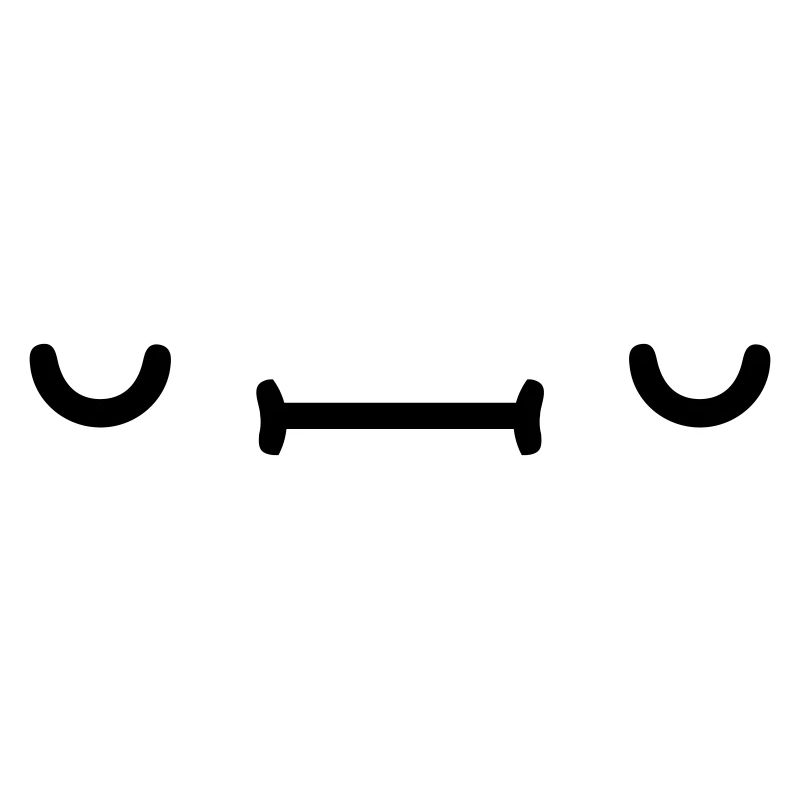 Sleeping face closed eyes