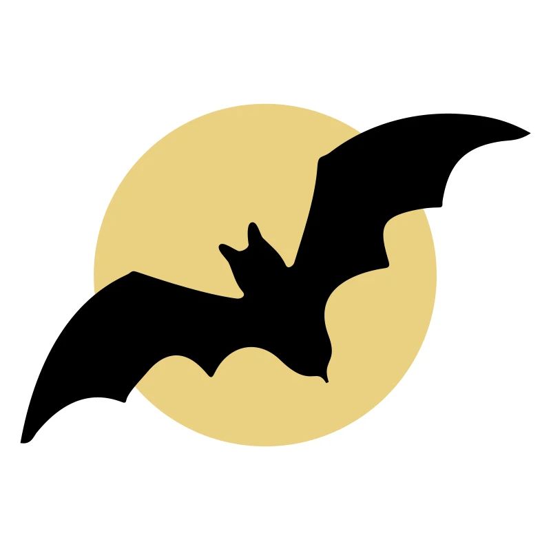 Flying bat moon