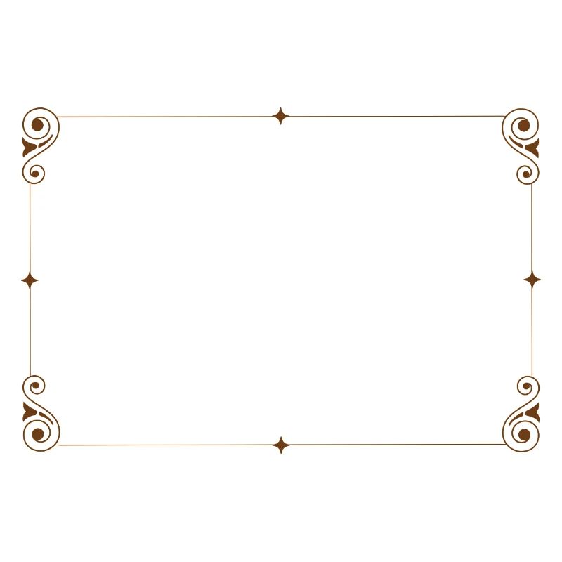 Nostalgia Frame, Square, Ornament