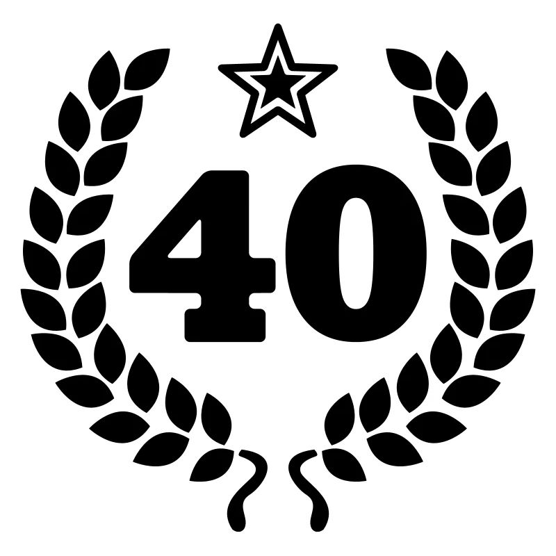 40 - Vierzig - Birthday - runder Geburtstag