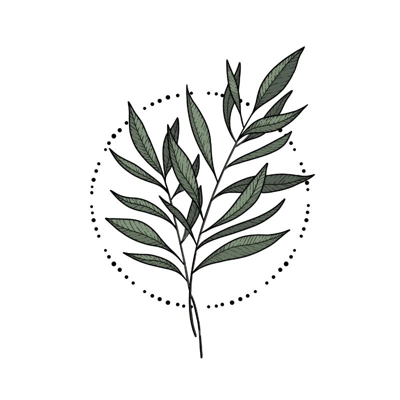 Feuilles Conception mandala