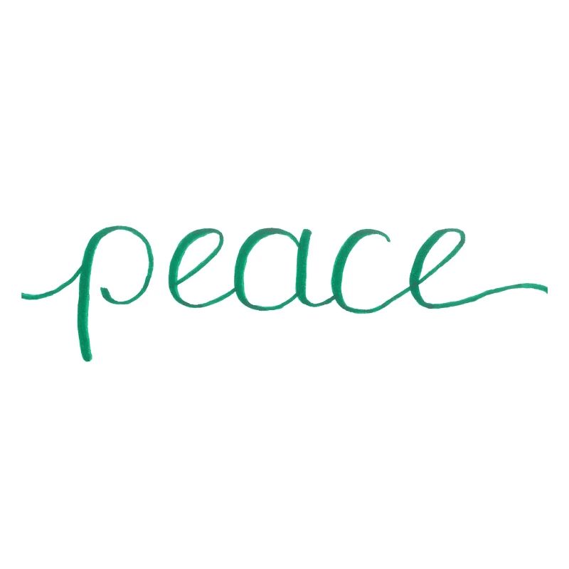 Peace Handwriting