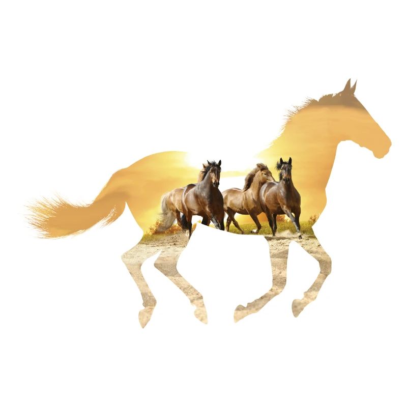 Pferd in der Dämmerung