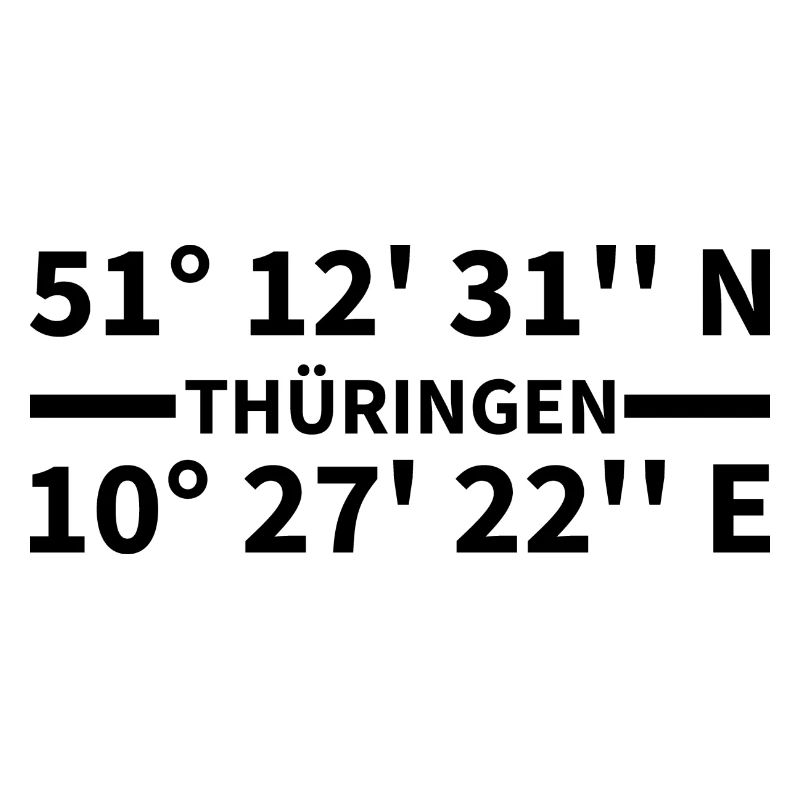 Thuringia coordinates