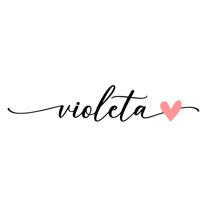 Violeta Name Calligraphy Font
