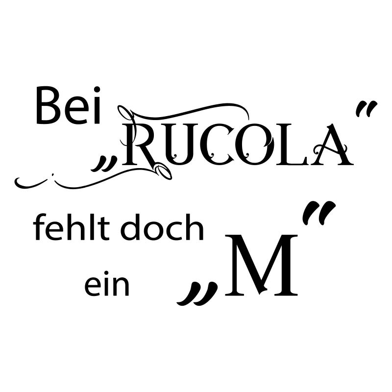 Bei Rucola fehlt doch ein "M"