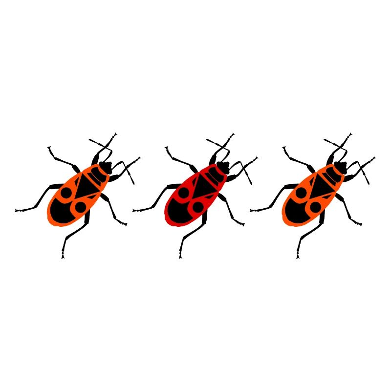 trois firebugs dans une rangée