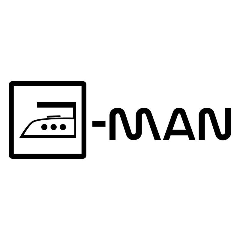 ironing man