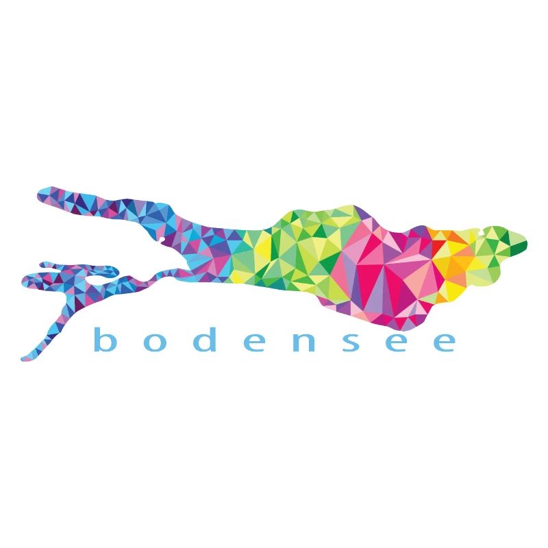 Bodensee colored blue font