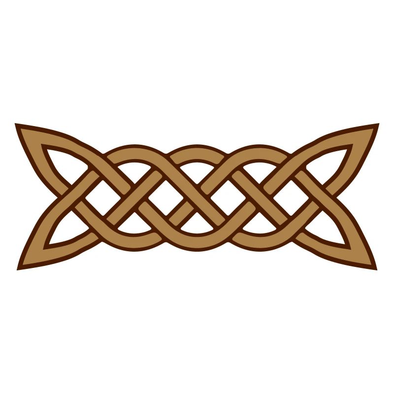 Celtic knot pattern