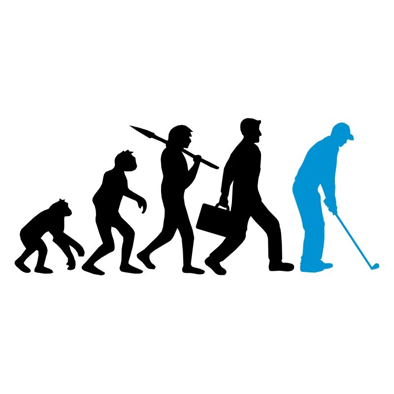 Golf spielen Evolution