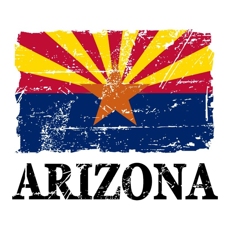 Drapeau Arizona Bannière Drapeau Bannière