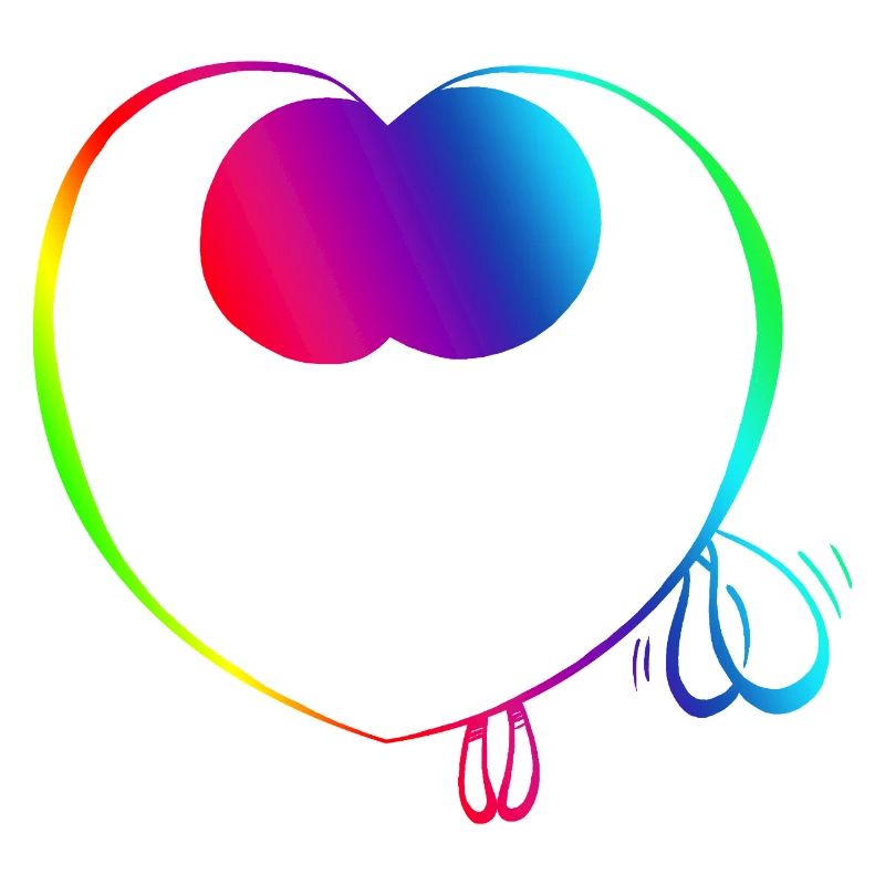 Cute rainbow trickster