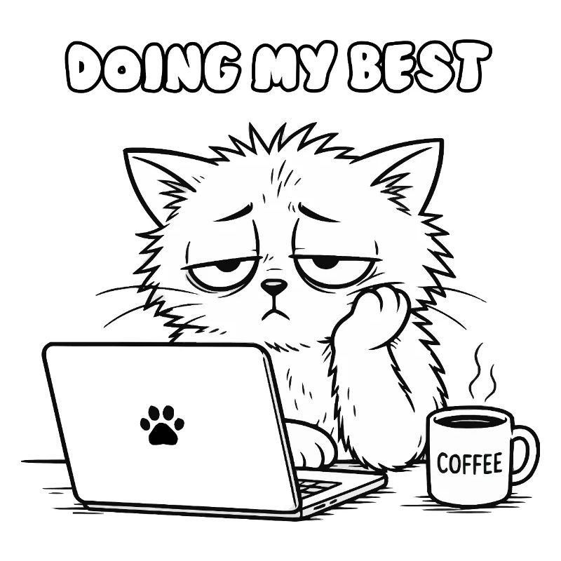 Feline Office Motivation