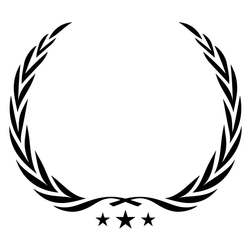 wreath laurel symbol empty