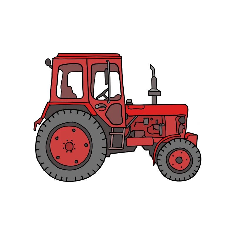 Red tractor