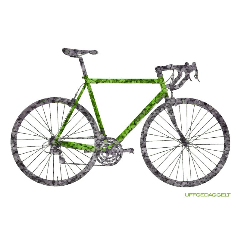 Vélo de route trèfle vert