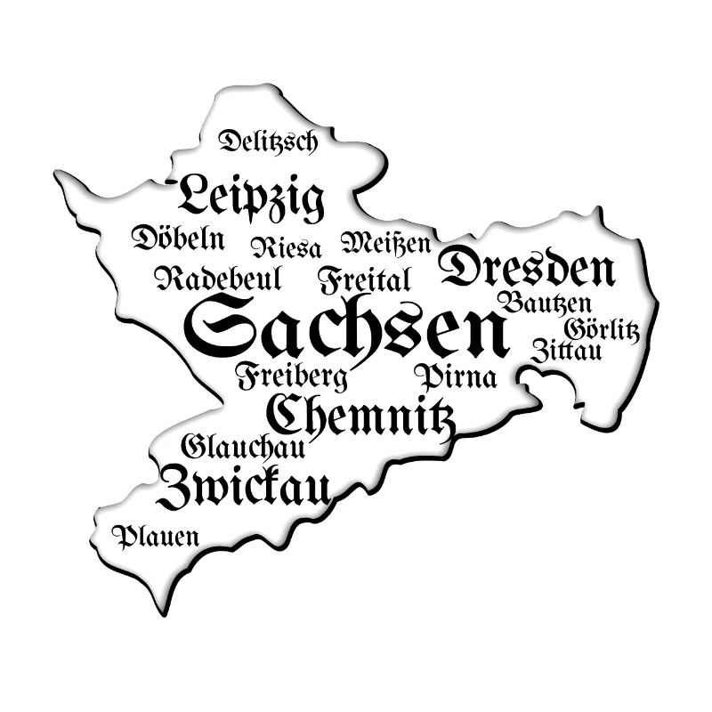 Saxe Dresde Leipzig Chemnitz Lieux