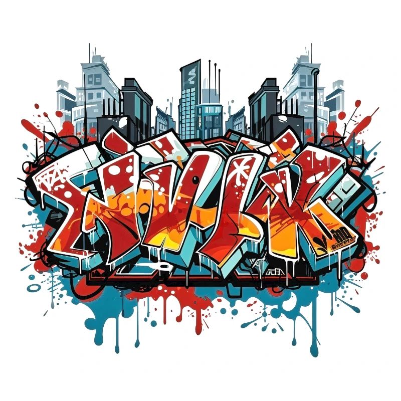 Spraydose-Symphonie einzigartige Grafitti Mode