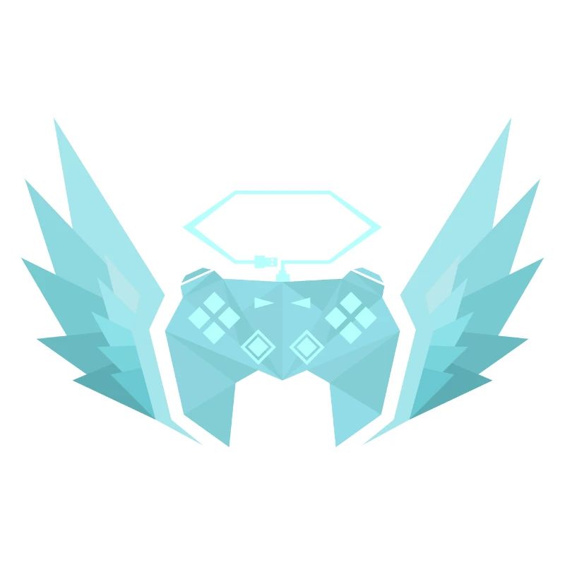 Controller with joins (pastel turquoise)