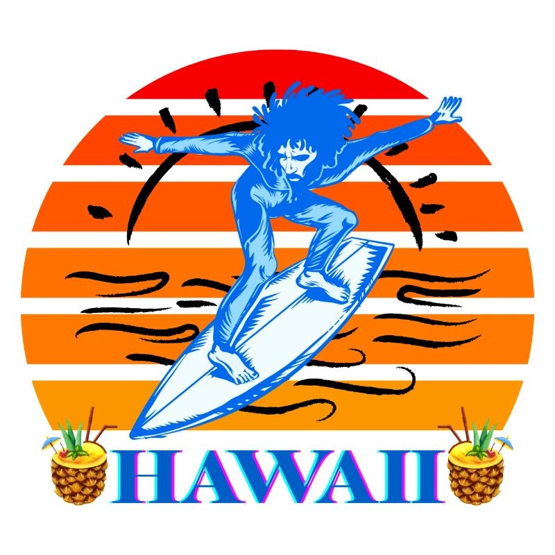 Surf à Hawaï