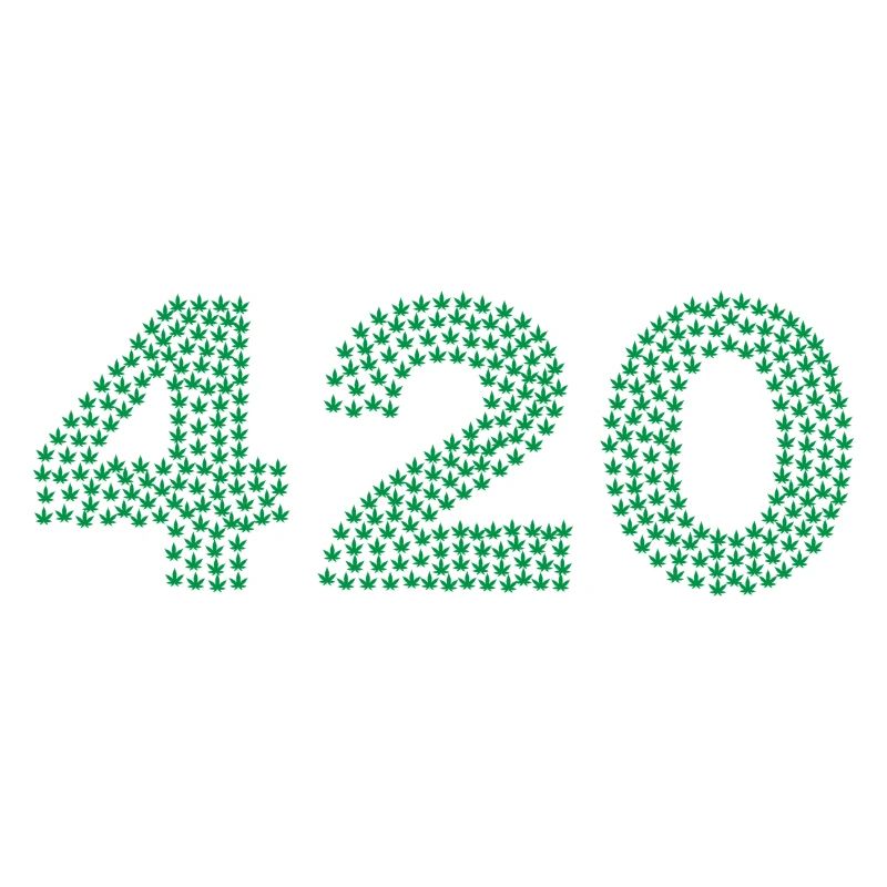 420 Hanfblätter Cannabis Geschenk Geschenkidee