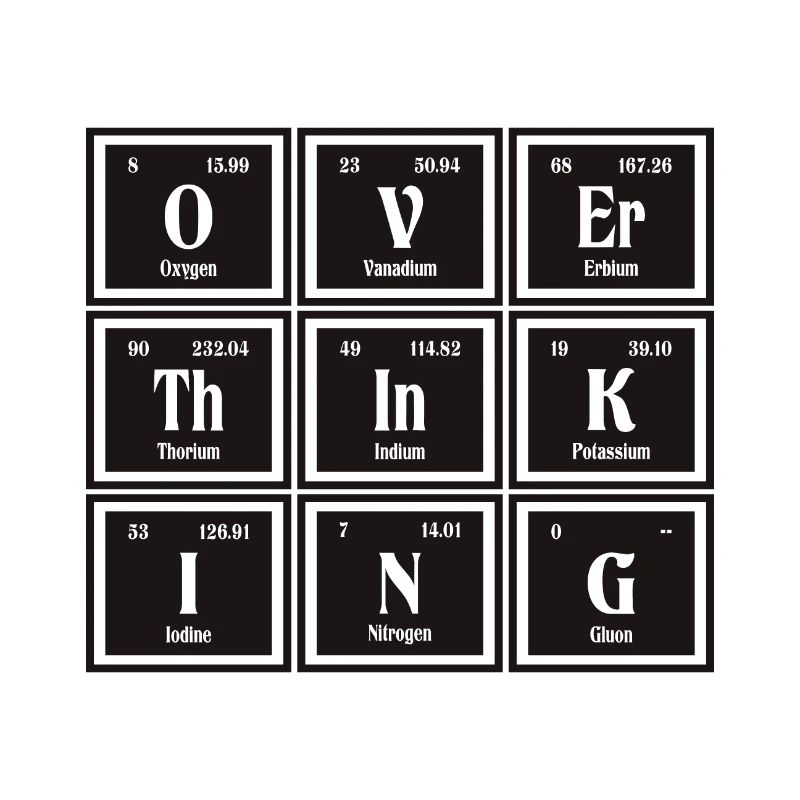 Overthinking | Periodic Table of Elements