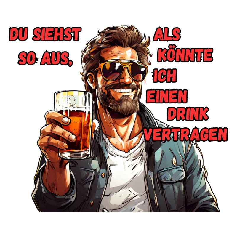 Du siehst so aus als könnte ich einen Drink...