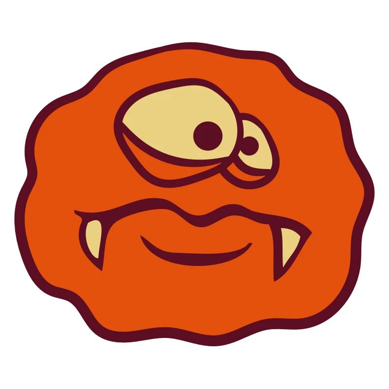 round circle bacterium virus cell glibber mucus ek