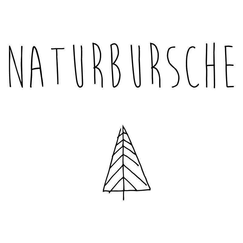 Naturbursche mit Baum schwarz Geschenkidee