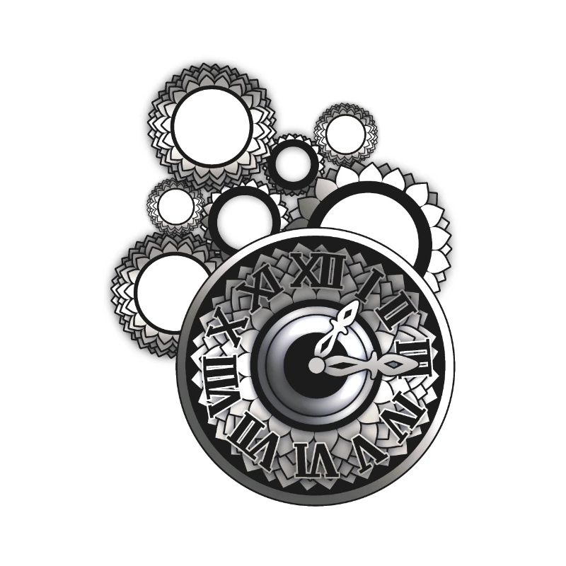 Clock silver