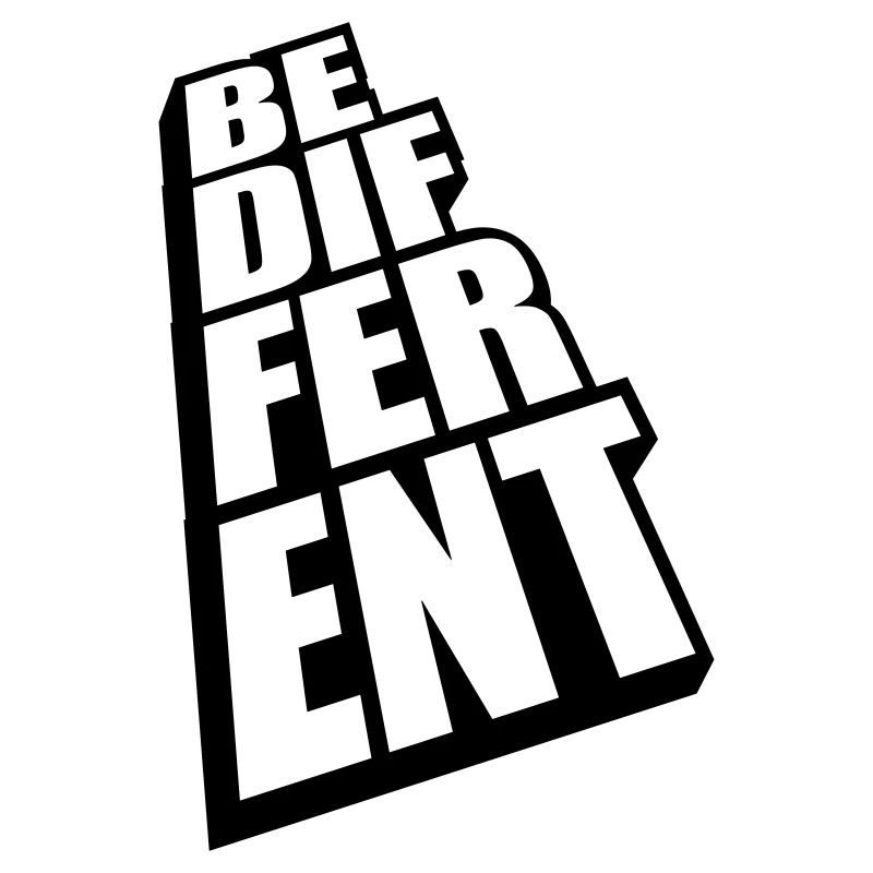 Soyez différent Logo Design