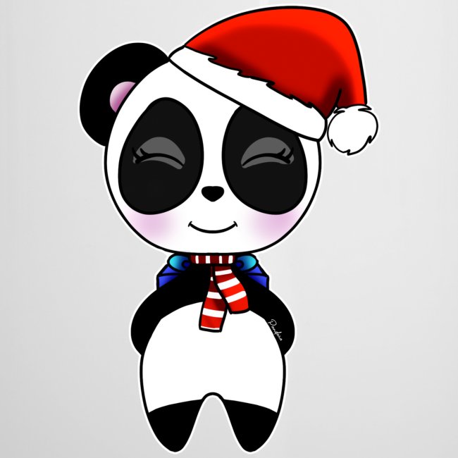 Panda noel bonnet
