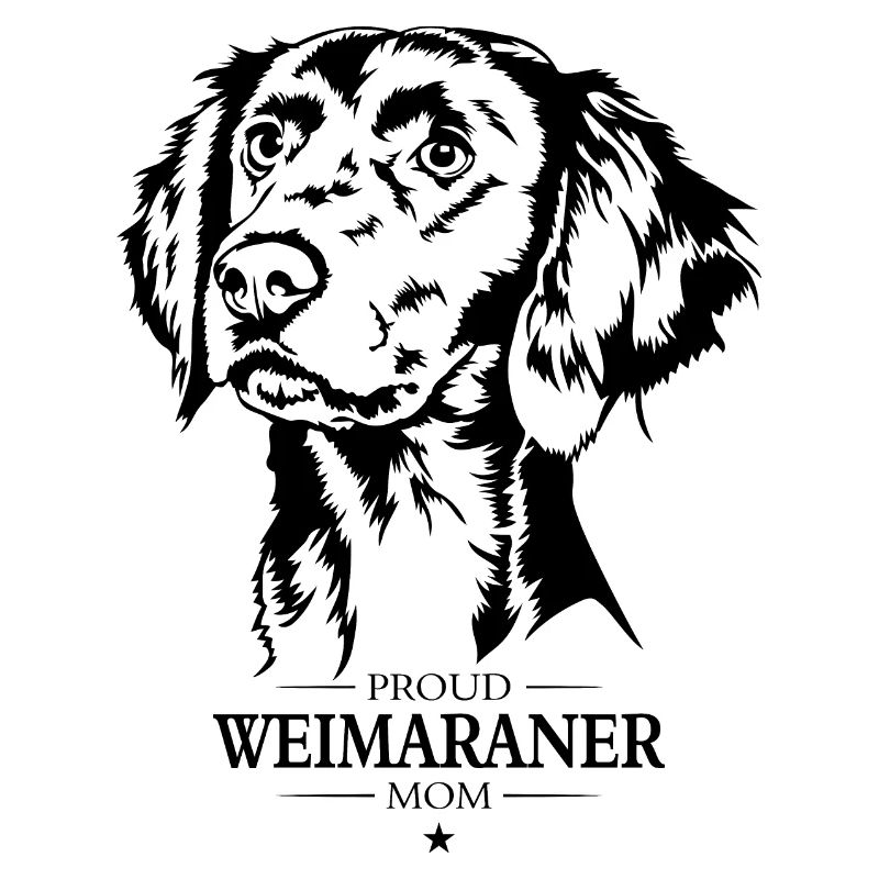 Weimaraner Langhaar Mom Hunde Jagdhunde Wilsigns