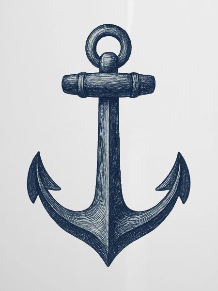 Nautische Anker Illustration