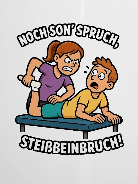 Humorvoller Physio-Spruch 