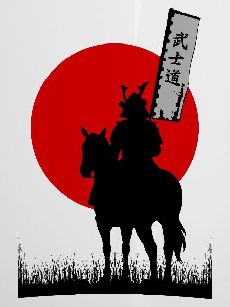 BUSHIDO, SAMURAI-KRIEGER-CODE | 8K SAUBERE SILHOUTTE
