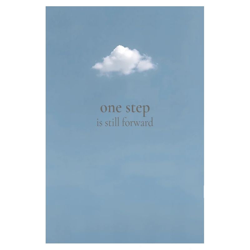 One Step Is Still Forward – Minimal Poster