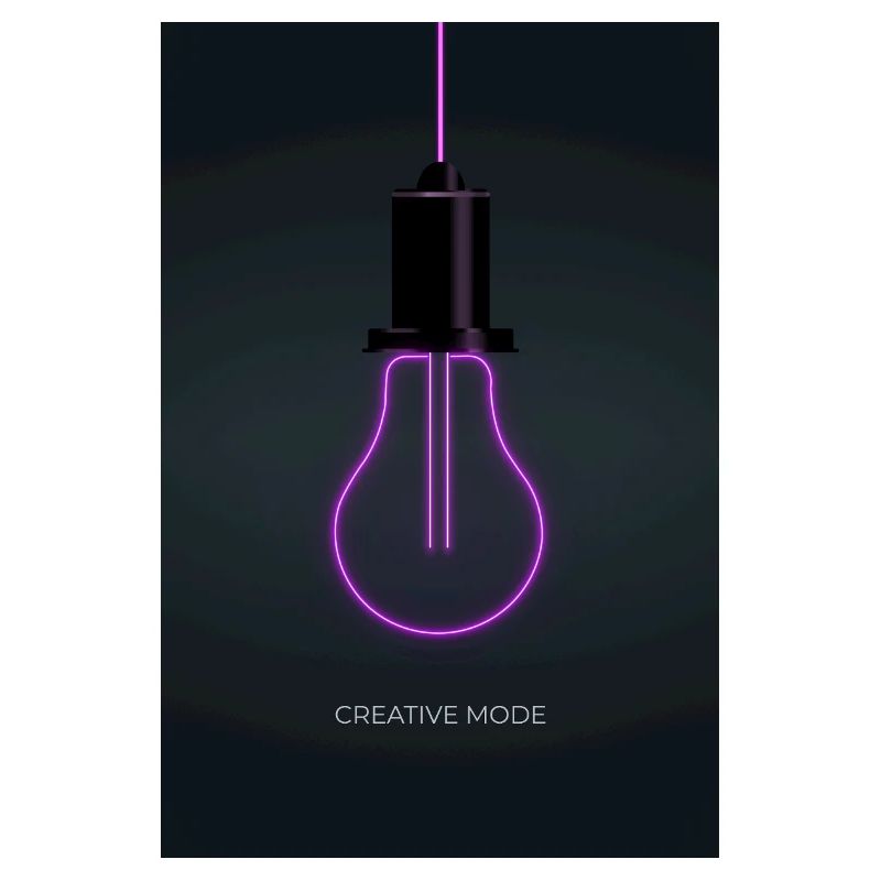 Affiche Créative de Mode Néon