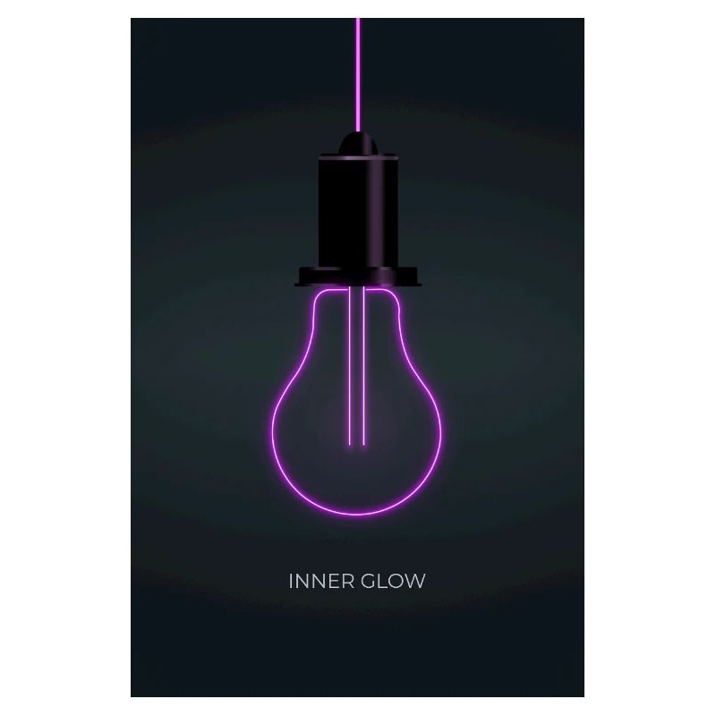 Affiche de l’ampoule néon Inner Glow