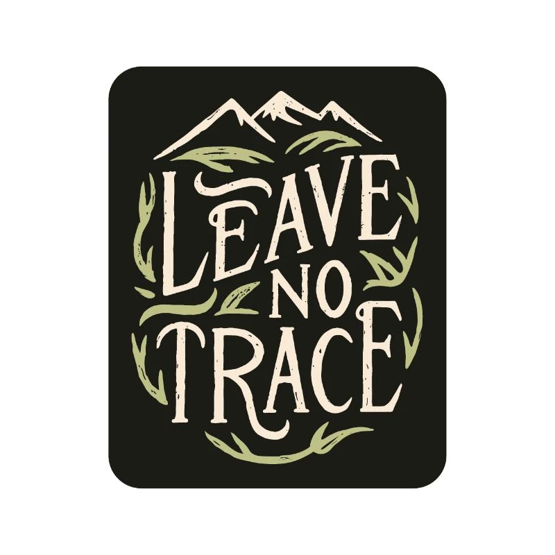 Leave no trace hiking