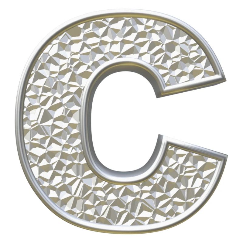 C, letter, letter C, initial, initial C, monogram,